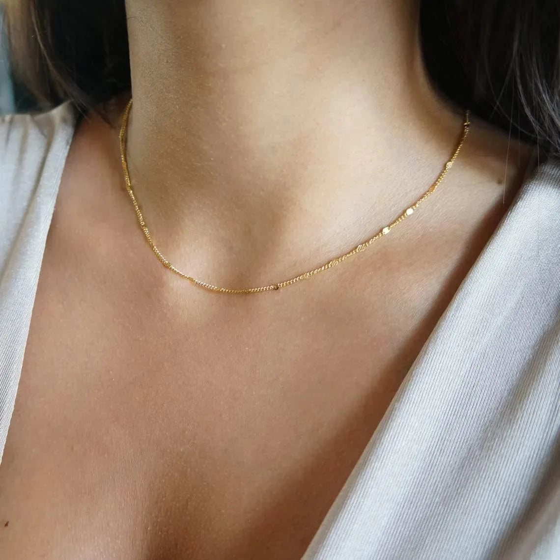 Naszyjnik Choker z Okrągłym Motywem