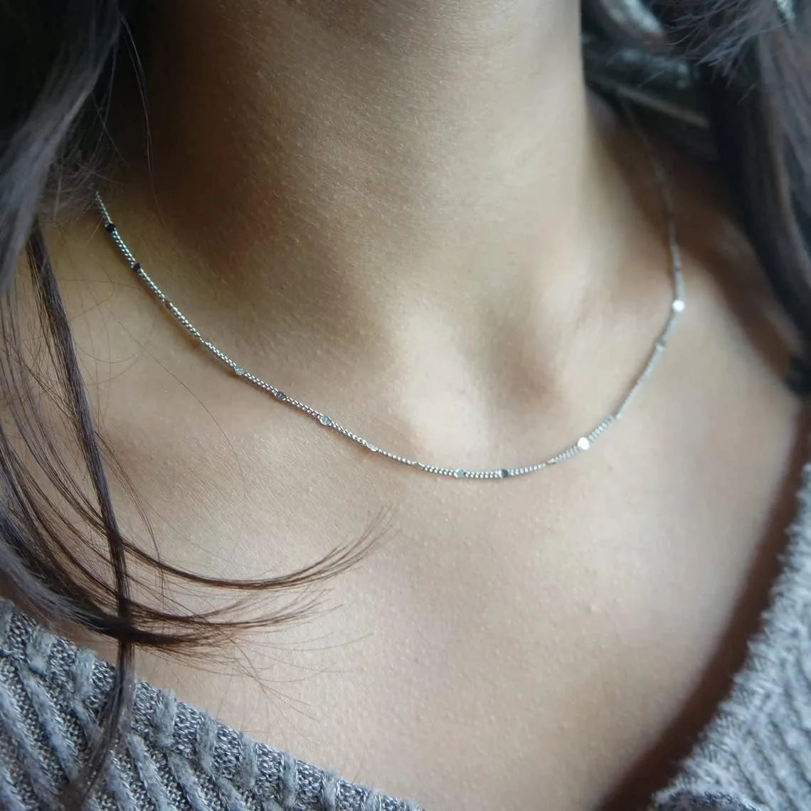 Naszyjnik Choker z Okrągłym Motywem
